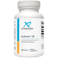 Xymogen ALAmax CR dietary supplement bottle on a white background