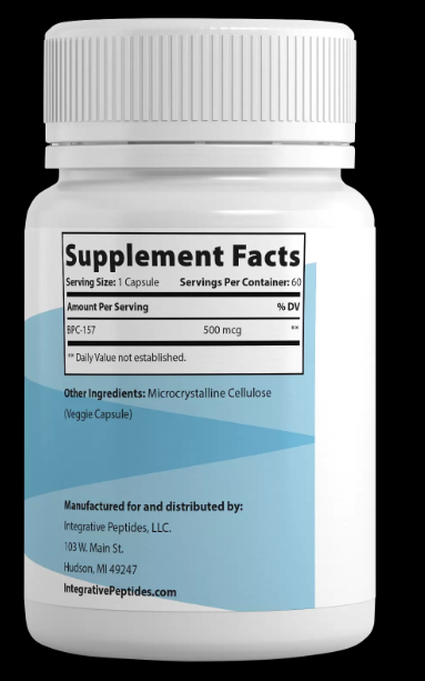 Chi Rho Chiropractic - BPC-157 Pure Supplement Facts