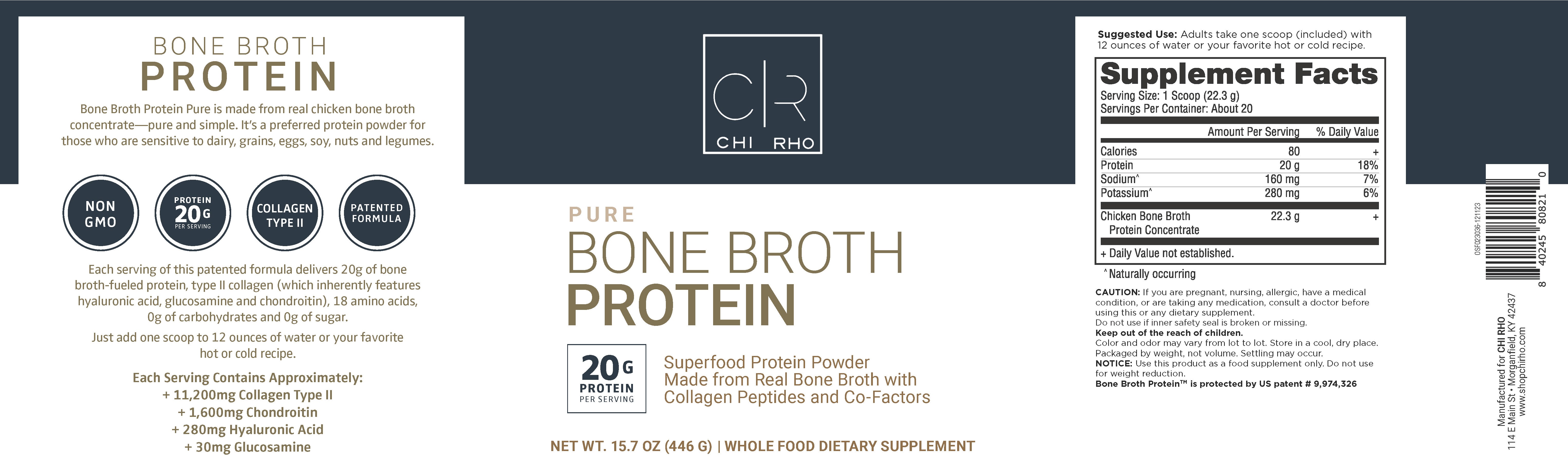Bone Broth Protein Pure