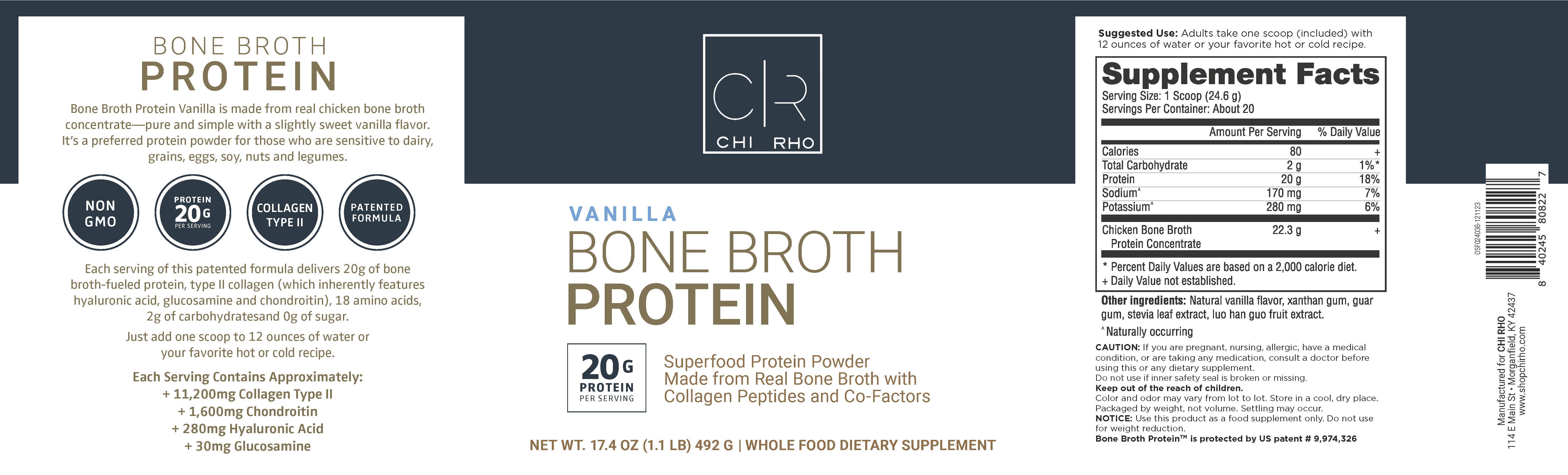 Bone Broth Protein Vanilla