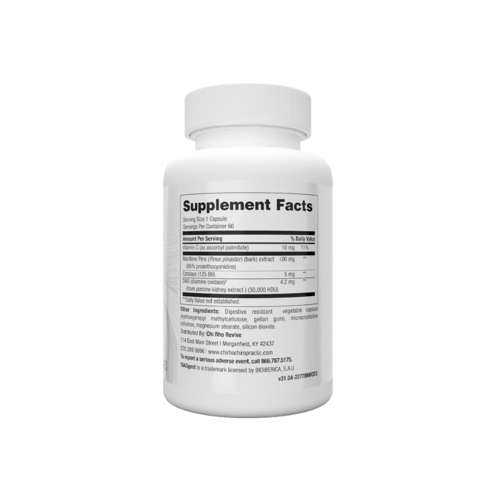 DAO Hist | Supplement Facts | Legacy Pure Supplements