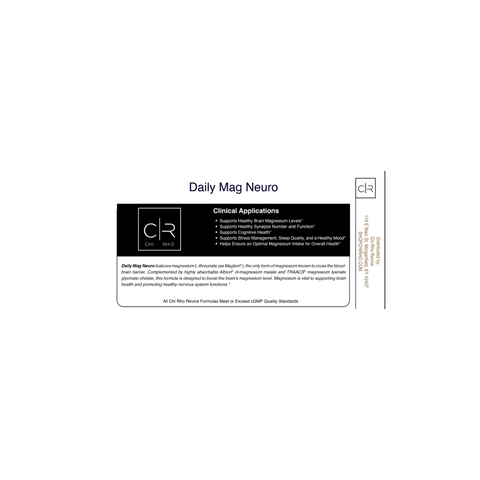 Daily Mag Neuro | Ingredients | Legacy Pure Supplements