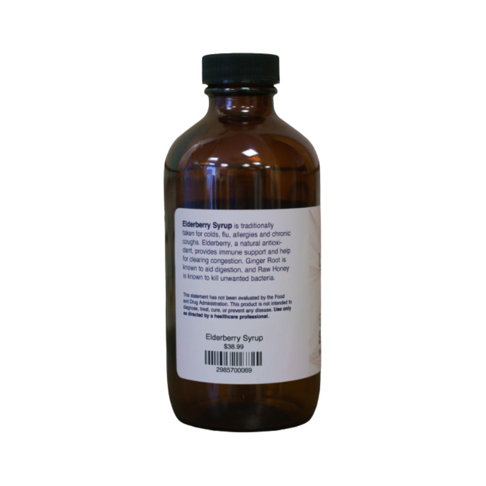 Elderberry Syrup | Supplement Facts 2 | Legacy Pure Supplements