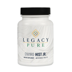 Legacy Pure Enviro Hist Jr. dietary supplement bottle with 60 chewable tablets for kids