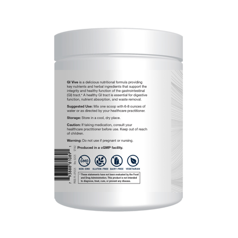 GI Vive | Supplement Facts | Legacy Pure Supplements