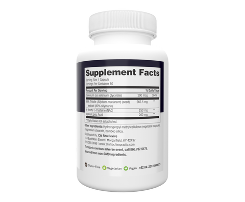 Chi Rho Chiropractic - Hepato Reset Dietary Supplement Facts