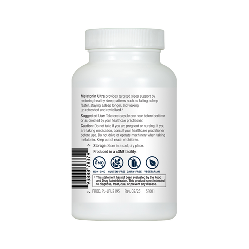 Melatonin Ultra | Supplement Facts | Legacy Pure Supplements