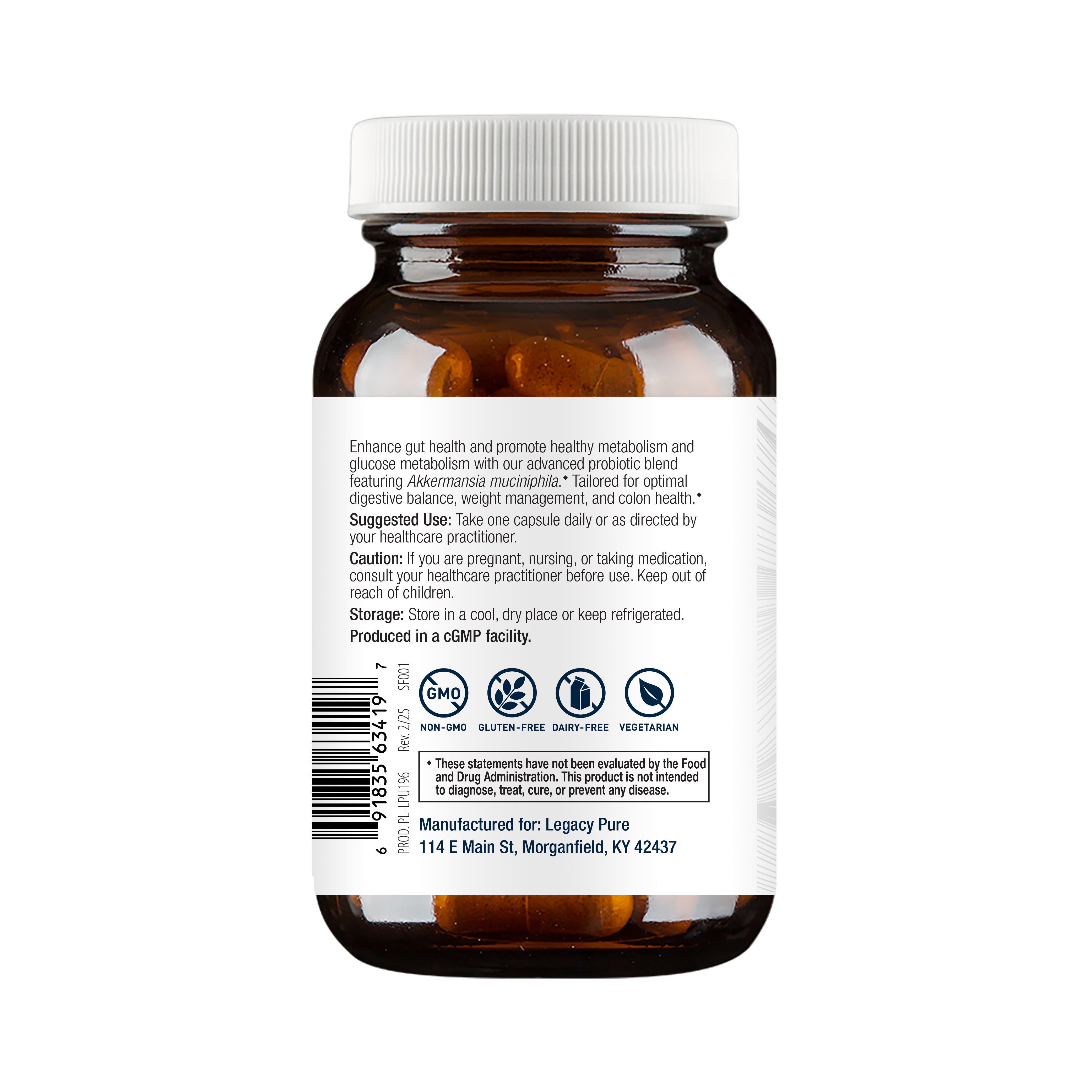 MetaProbiotic | Supplement Facts | Legacy Pure Supplements - 2