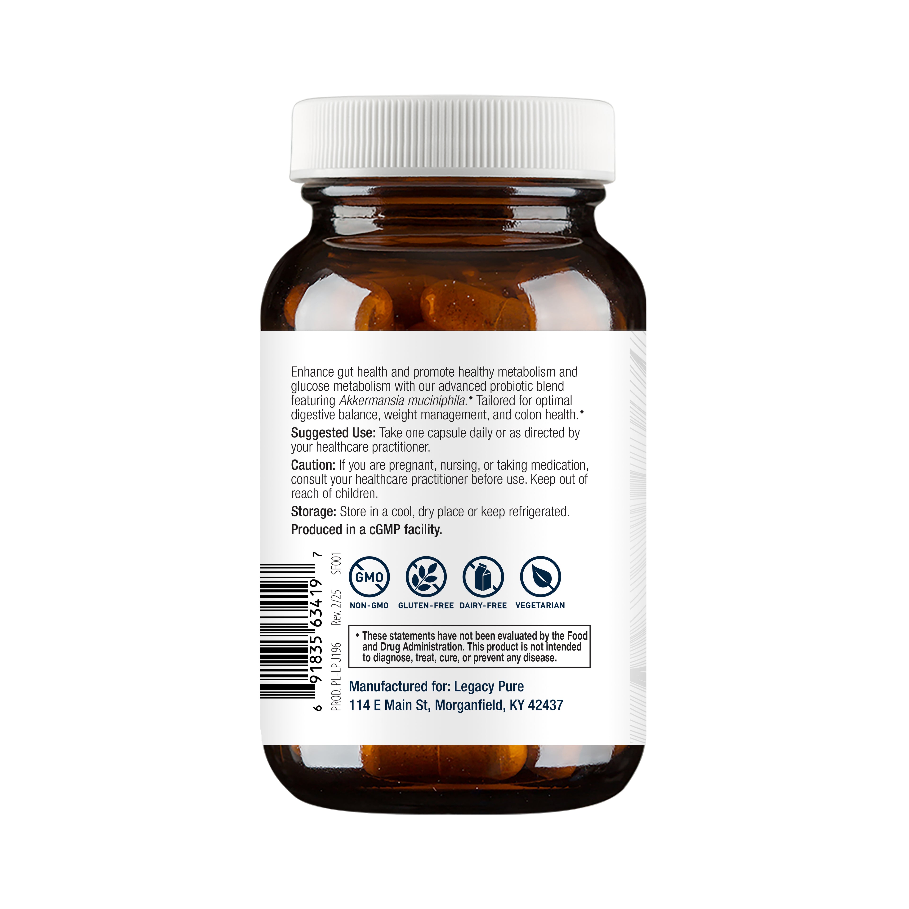 MetaProbiotic | Supplement Facts | Legacy Pure Supplements - 2