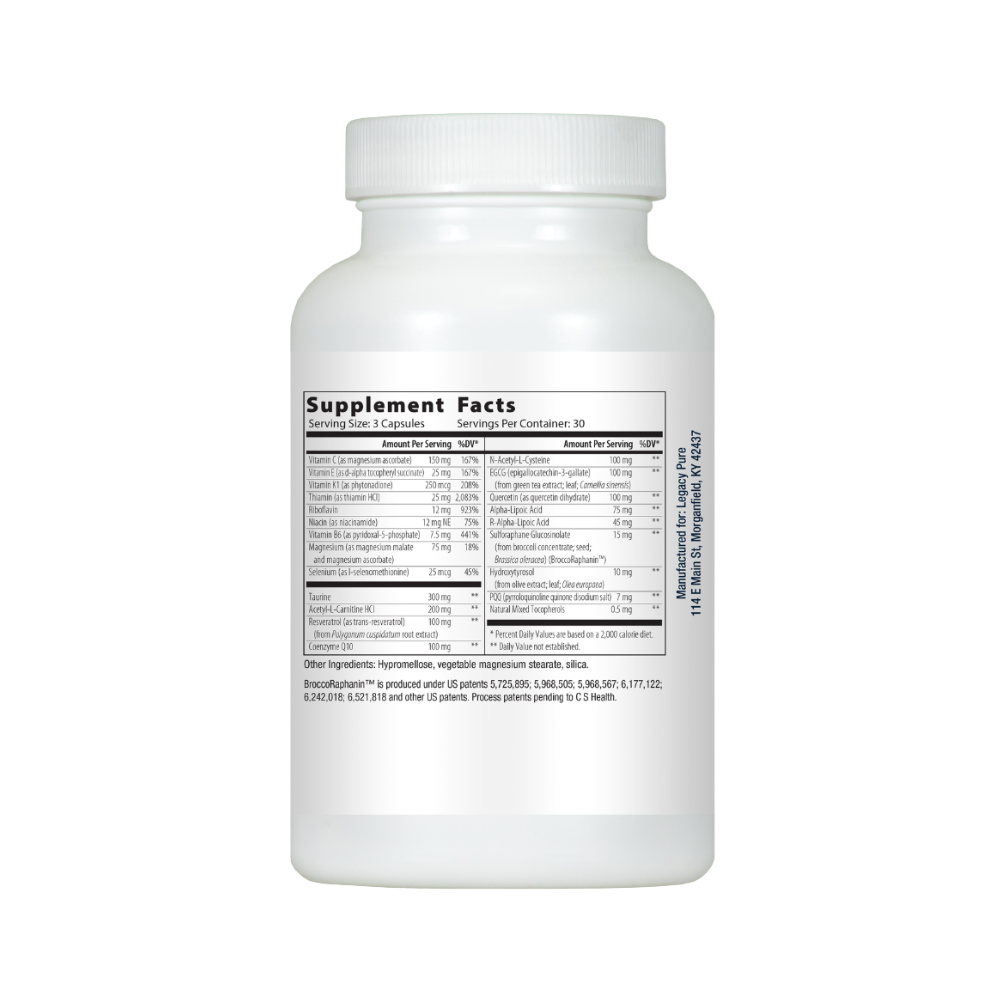 Mito Fusion | Supplement Facts | Legacy Pure Supplements