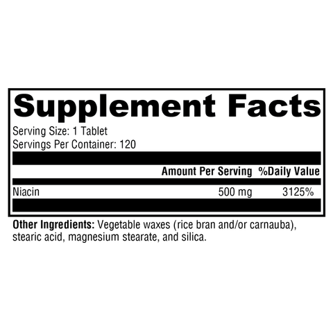 NiaVasc™ 120 Tablets