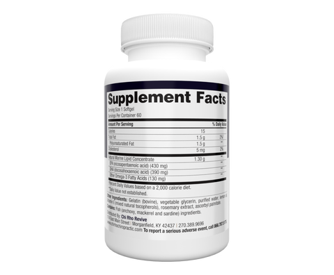 Chi Rho Chiropractic - Tripure Omega Dietary Supplement Facts