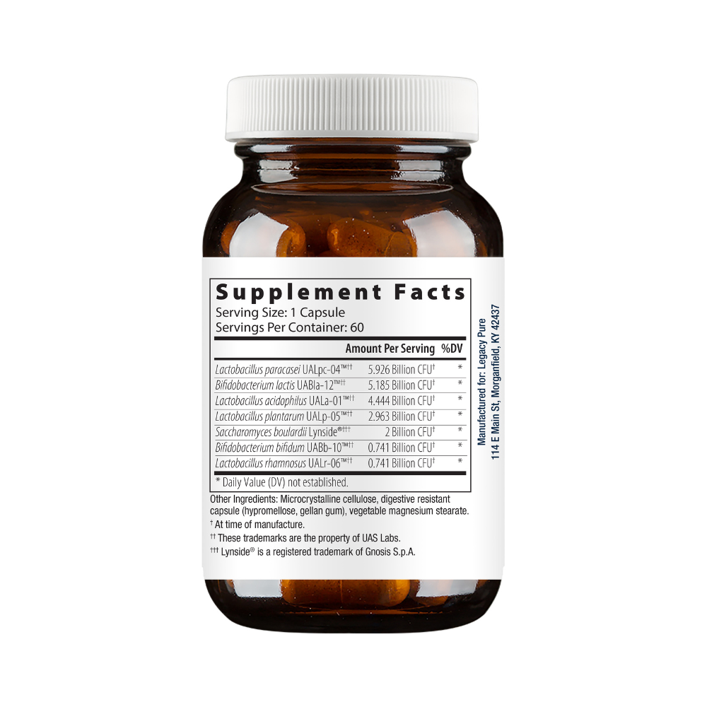 Opti Biome | Supplement Facts 2 | Legacy Pure Supplements