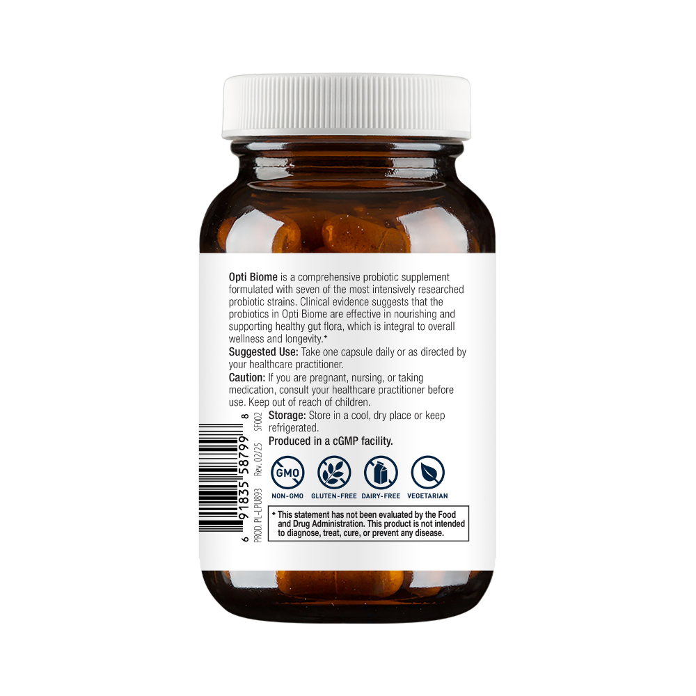 Opti Biome | Supplement Facts | Legacy Pure Supplements