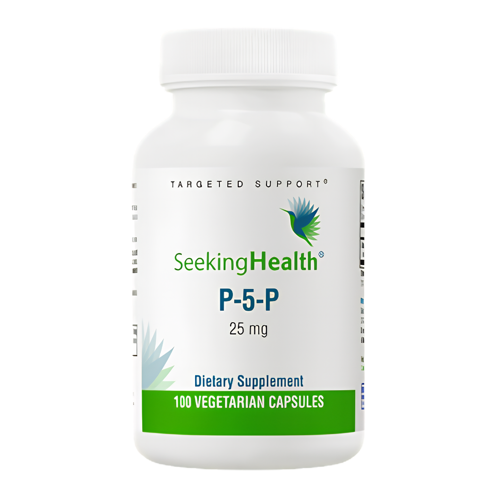 P-5-P (Pyridoxal 5-Phosphate) B6 front of bottle image