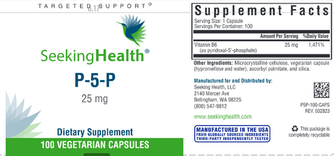 P-5-P (Pyridoxal 5-Phosphate) B6