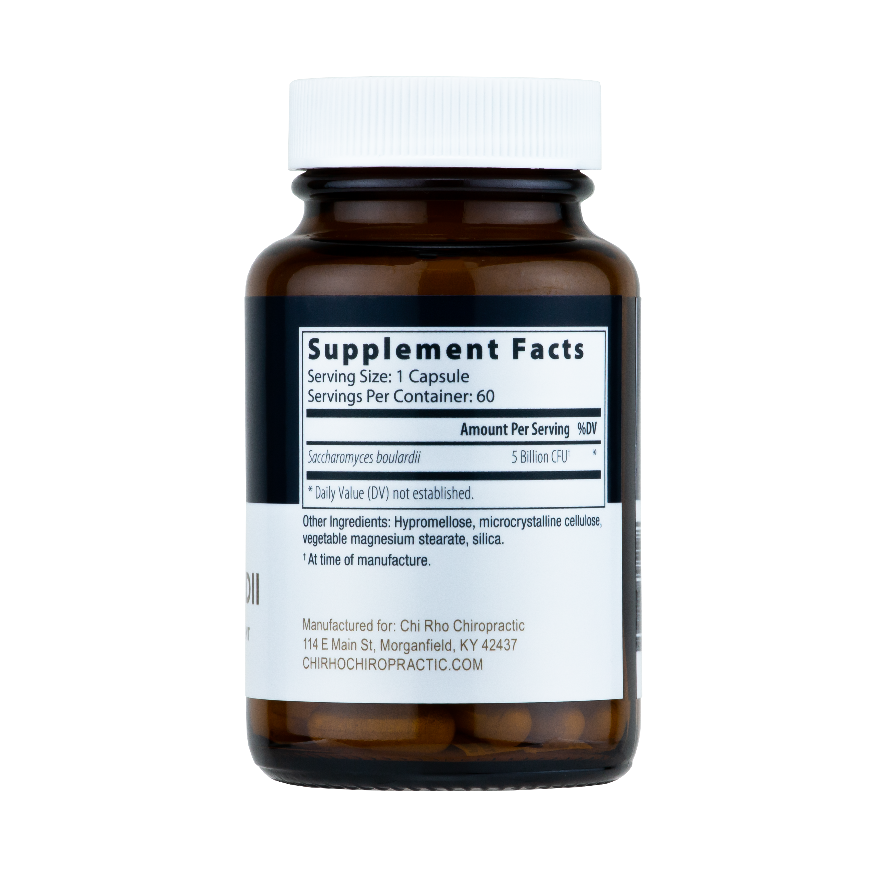 Chi Rho Chiropractic - ProBoulardii Dietary Supplement Facts