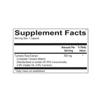Triforce Curcumin | Supplement Facts | Legacy Pure