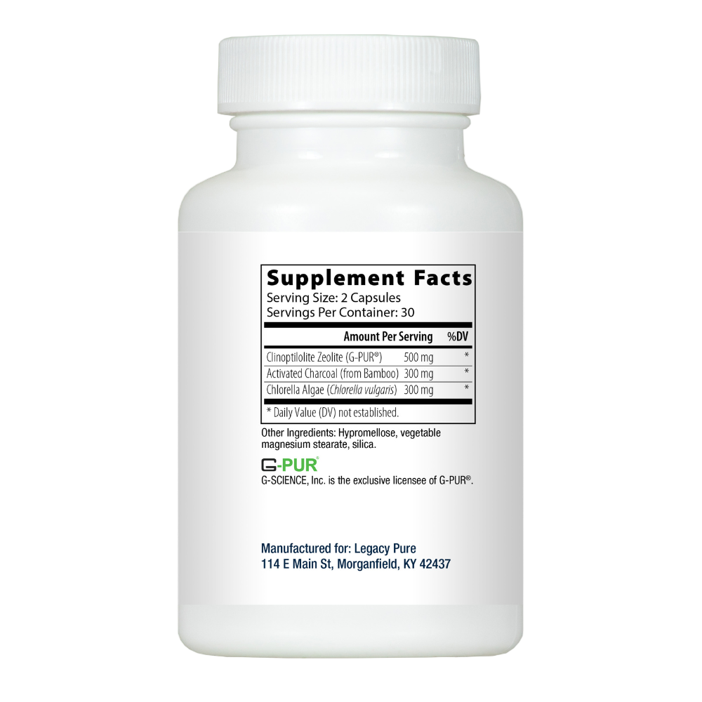 Ultra Bind Facts Legacy Pure Supplements