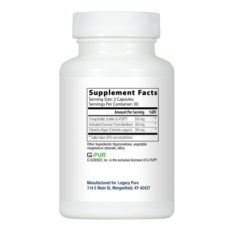 Ultra Bind Facts Legacy Pure Supplements