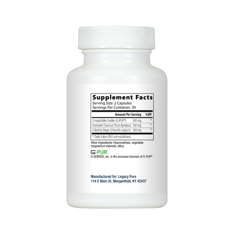 Ultra Bind | Supplement Facts 2 | Legacy Pure Supplements