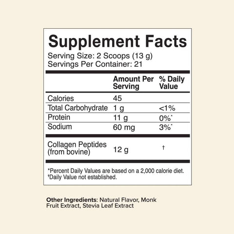 Collagen Peptides - Vanilla