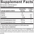 Chi Rho Chiropractic - DHA Supreme Dietary Supplement Facts
